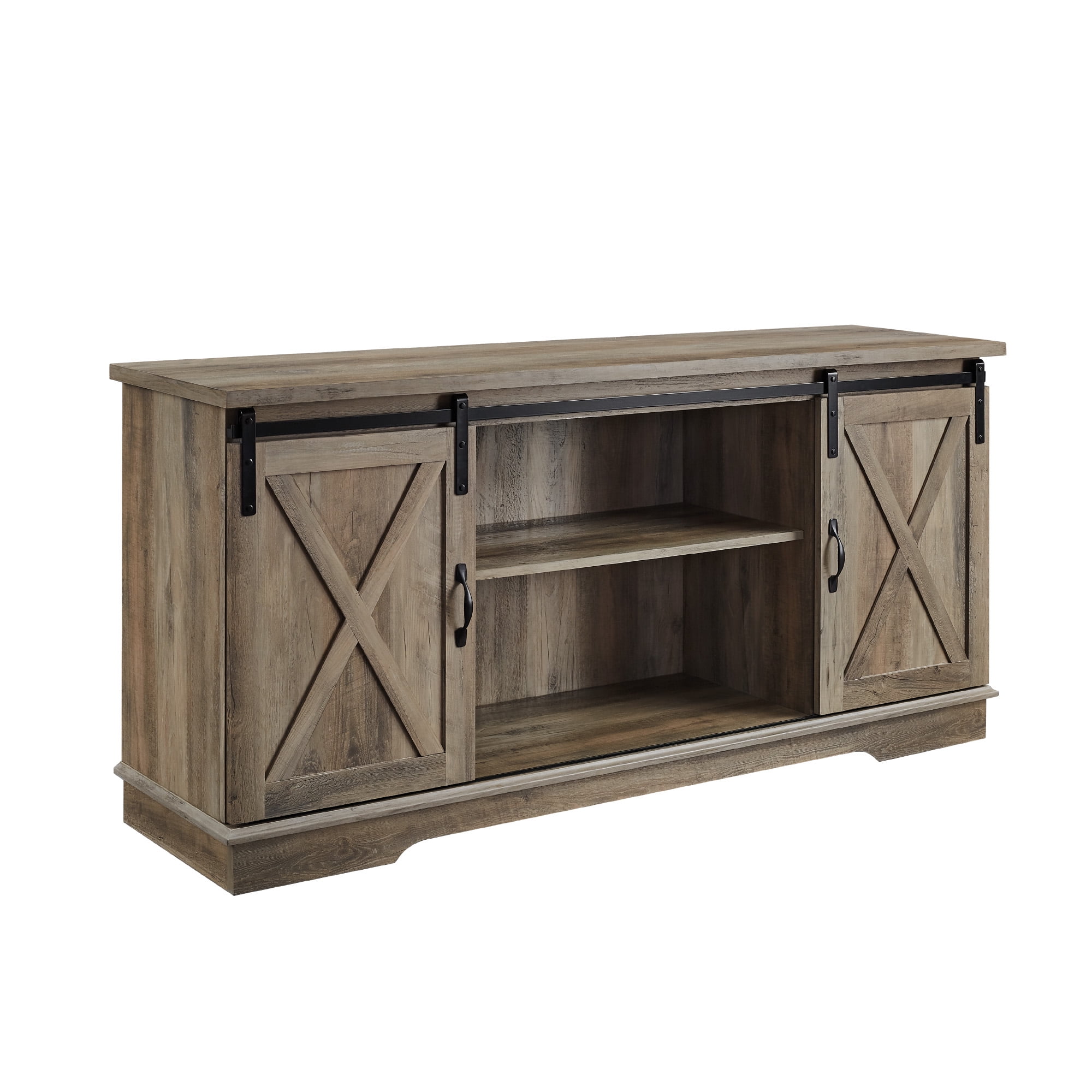 Walmart sliding barn door tv stand deals