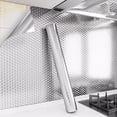 thumbnail image 5 of Clearance Self-Adhesive Aluminum Foil Drawer Liner, Oil & Heat Resistant Cabinet Sticker, Removable Waterproof Wallpaper for Kitchen Cupboards & Shelf Protect, 39.4 x 15.8 Inch, 5 of 8