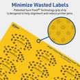 thumbnail image 5 of Avery Printable Oval Labels, Bright Yellow, 1" x 2", 960ct, 5 of 11