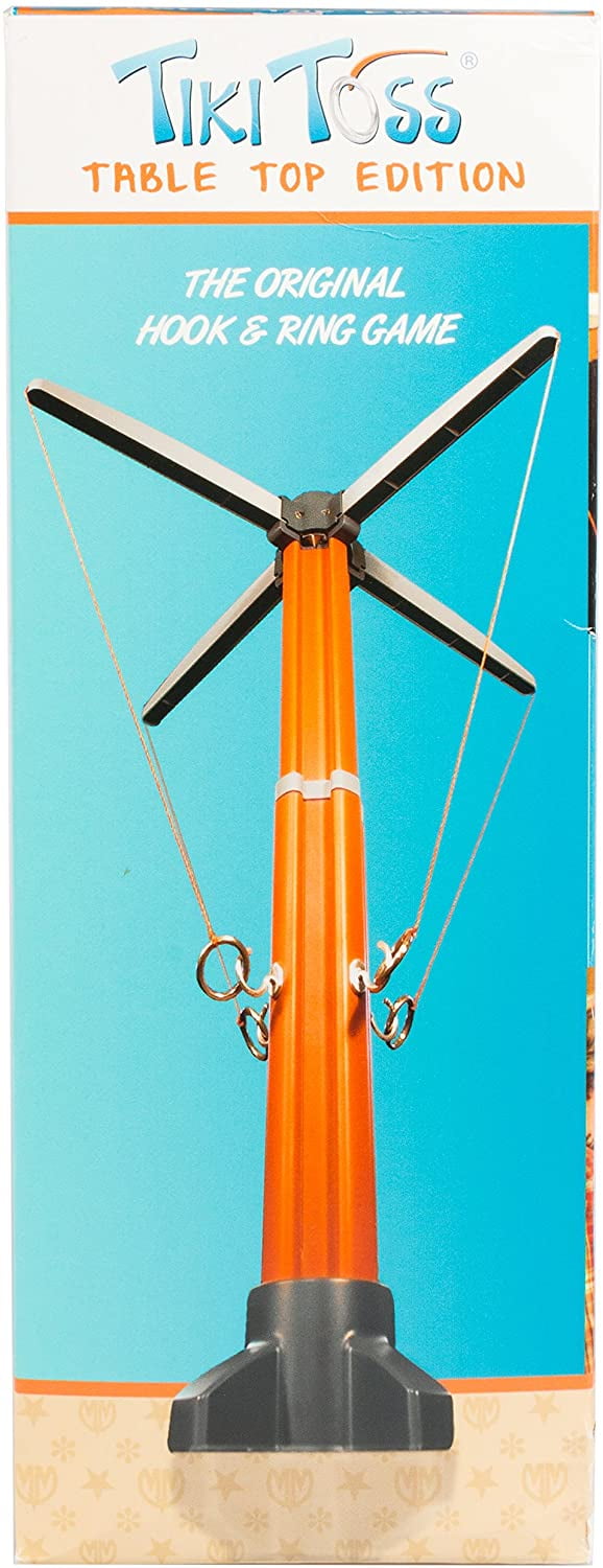 Tiki Toss Hook and Ring Toss Game Tabletop Edition - Up to 4 Players at  Once - All Parts Included - Walmart.com