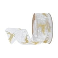 thumbnail image 4 of Christmas Ribbon DIY Crafts Cute Multipurpose Gift Ribbon 20m Christmas Pattern White, 4 of 9