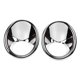 thumbnail image 2 of Fog Light Bezel, Simple Design Wearproof Fog Lamp Cover Antiscratch Silver ABS Chrome  For Car ANGGREK Fog Lamp Moulding, 2 of 8