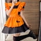 thumbnail image 5 of Disfraz de calabaza de Halloween para mujer, vestido de lolita, delantal francés, traje de mucama, cosplay-M ER, 5 of 7