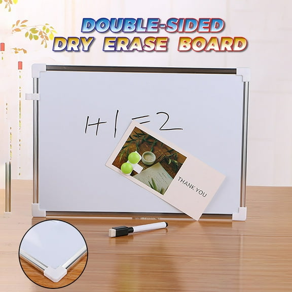 Dry Erase Board office supplies, 1X Dry Wiping Board Office&Craft&Stationery, White