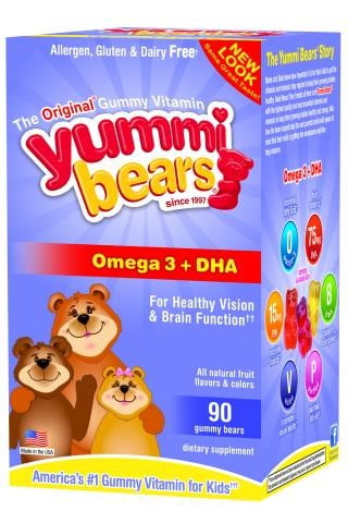 Hero Nutritionals Yummi Bears Dha 90 Gummy Bears by Hero Nutritional Products