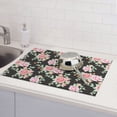 thumbnail image 6 of Xecao Rose Flowers patten Microfiber Dish Drying Mat,Absorbent Dish Drainer Kitchen Counter,Super Absorbent Dish Drying Pads 18×24 Inch, 6 of 7
