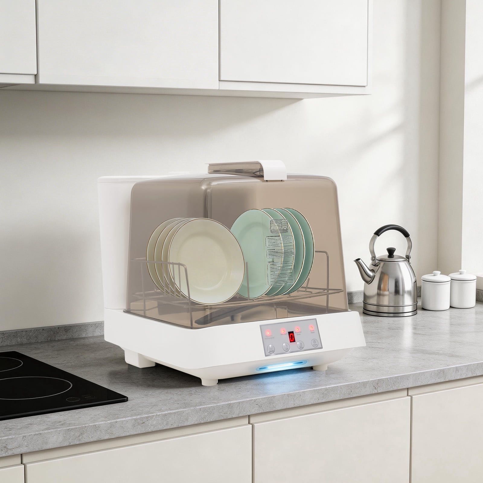 1 PCS Portable Countertop Dishwasher, Automatic Dishwashing with Tank, Mini Dishwasher for Apartments, Dorms and RVs