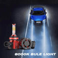 thumbnail image 4 of Riwesomey 2 uds bombilla de faro delantero de coche lámpara LED COB 4 lados bombilla de faro impermeable 600W 16000LM 6000K H7 9005 9006 Bombillas para automóviles No.11, 4 of 8