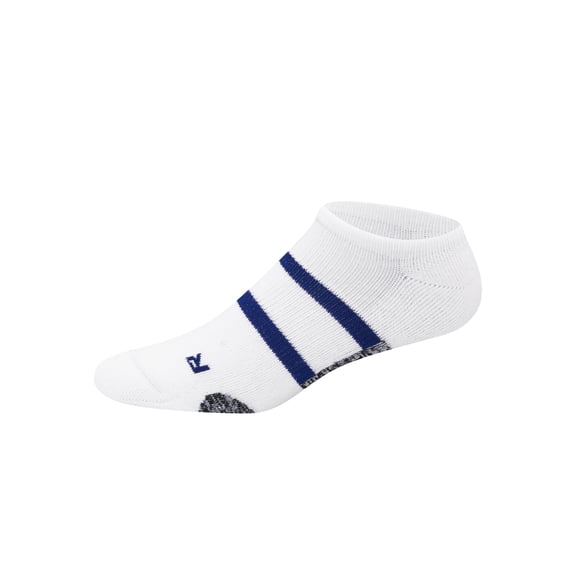 Hanes X-Temp Men's Compression Low Cut Socks, 3-Pairs White 6-12