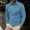 Blue, variant on Polo T Shirts for Men Long Sleeve Quarter Zip Blue Casual Basic Tops Slim Fit with Pocket Pullover Collared Classic T-Shirt