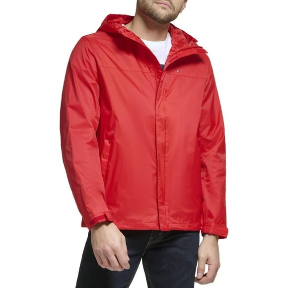 Chaqueta Tommy Hilfiger ligera impermeable para hombre roja