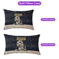 thumbnail image 5 of Happy New Year Schnauzer Welcome 2025 Balloon Firework Party Quilt Pillowcase Miniature Schnauzer Dog Lover Throw Pillow Cover Bed Home Decor - 01014, 5 of 5