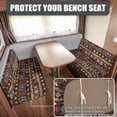 thumbnail image 2 of Qpednta Southwestern Aztec Tribal RV Dinette Cushion Covers Stretchable Fabric Universal Fit Camper Cushion Booth Seat Covers Machine Washable Sofa Seat Slipcovers, 2 of 7