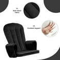 thumbnail image 2 of Lovote 5pcs Glider Rocker Replacement Cushion Velvet Rocking Chair Cushions Set w/ Ties, 2 of 7