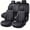Black, variant on 2014 Car Seat Cover for Chevrolet Equinox , Black Car Seat Covers, PU Leather Full Set of 5 Seats Retain Seatbelt Port Beautify Interior, Airbag-Compatible