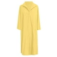 thumbnail image 4 of OSOLU Dresses Women Solid Color Elegant Lapel Casual 3/4 Sleeve Dress Cozy Sundress Wedding Guest Dress, 4 of 5