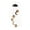 D, variant on Solar Wind Chime Light, Star Sun Moon Wind Chime Solar Light, Outdoor Hanging Wind Chime, Solar Powered Garden Light for Patio Balcony Porch Terrace
