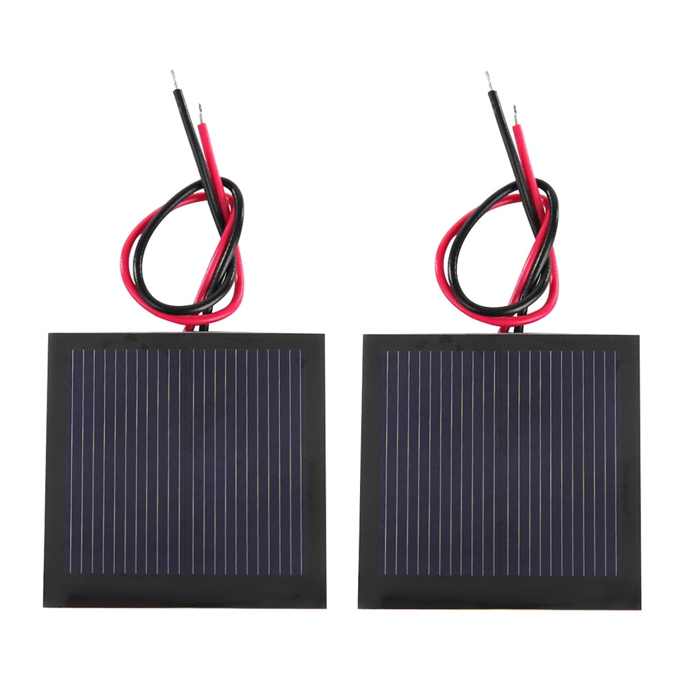 1/2x 0.2W 1V Solar Panel Polycrystalline Solar Battery Power Cell Charger Board
