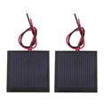 thumbnail image 1 of Placa de presión solar Hugtrwg 40x40mm 0.2W con cable de 10cm DIY 1V 200mA Panel solar de silicio policristalino, 1 of 9