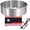 Pink, variant on Commercial Candy Machine, 1050W Electric Floss Maker with Stainless Steel Bowl, Sugar Scoop for Family and Various Party