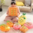 thumbnail image 2 of Children Educational Toy Pick Up Fruits/Vegetable Ground Doll Stuffed 4 pcs Mini Carrots/Strawberry/Pineapple, 2 of 8