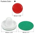 thumbnail image 2 of 4Pcs Air Hockey Pushers 96mm with Pads and 8Pcs Air Hockey Pucks, Handle Paddles Replacement Accessory, 2 of 6