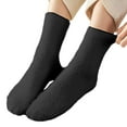 thumbnail image 2 of iOPQO Winter Socks for Women, Winter Crew Socks for Women, Crew Socks for Women, Warm Socks for Women Winter, Slouchy Socks for Women, Black One Size, 2 of 9