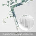 thumbnail image 5 of Bedliving Sage Green Eucalyptus Window Valance for Kitchen Bathroom Laundry Room, 54 x 18 Inch Rod Pocket Short Curtain, 1 Panel, 5 of 9