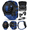 45mm AMOLED Black/Blue +BLK EarBuds, variant on Garmin Instinct 3 - 45 mm, Solar, Rugged Outdoor GPS Smartwatch, Built-In Flashlight, Supernova Collection Limited Edition Color, Whitestone with Whitestone/Bolt Blue Silicone Band