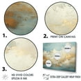 thumbnail image 3 of Designart "Taupe Golden Simplistic Clouds III" Clouds Canvas Prints, 3 of 7