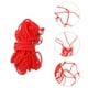thumbnail image 4 of Bolsa de heno de alimentación lenta roja, 20 hilos, cuerda de nailon, red de heno para alimentación de caballos (tamaño mediano), 4 of 5