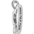 thumbnail image 2 of Sterling Silver Cz Antiqued Mother Of The Groom 18In. Necklace Made In China qsx646, 2 of 5
