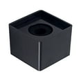 thumbnail image 3 of Handheld Interview Square Cube Shaped Microphone Station Logo Flag Station SA100 (Black), 3 of 8