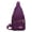 Purple, variant on Daypack CrossBody Bag For Women Small Sling Backpack Travel Hiking Chest Bag With Adjustable Shoulder Strap