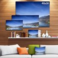 thumbnail image 3 of Bateaux dans le Lac Pokhara - Art Mural Moderne sur Toile, 3 of 4