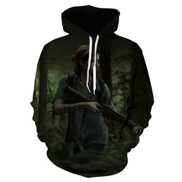 El último de nosotros: Parte II Cosplay Erie disfraz 3D impreso Sudadera con capucha chaqueta hombre mujer fiesta de Halloween Prop4XXL Deng Xun unisex