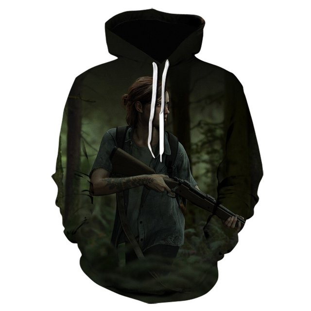 El último de nosotros: Parte II Cosplay Erie disfraz 3D impreso Sudadera con capucha chaqueta hombre mujer fiesta de Halloween Prop4XXL Deng Xun unisex