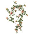 thumbnail image 1 of Plantas Hiedra Rosas Colgantes Artificiales 5 9 Pies para Boda, 1 of 9