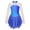 Royal Blue, variant on TiaoBug Kids Girls Sequins Ice Skating Dress Long Sleeve Mesh Splice Skirts Ballerina Dancewear Grey-blue 14