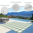thumbnail image 4 of Fsddascl Sage Green Checkered Outdoor Rug for Patio/Deck/Porch, Non-Slip Large Area Rug 5 x 8 Ft, Farmhouse Buffalo Plaid Indoor Outdoor Rugs Washable Area Rugs, Reversible Camping Rug Carpet Runner, 4 of 5