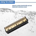 thumbnail image 5 of 1Set Clipper Blade compatible Kemei km-1102 Clipper Electric Shaver Parts Net Gold DS_Perfect Gift, 5 of 5