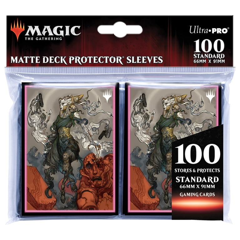 Magic The Gathering Sleeves Paramint Zombie Stalker MTG Card Sleeves  104  Count, Textured Matte, Double Sleeving Compatible Mtg Sleeves