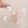 thumbnail image 4 of Misterolina Fairy Butterfly Hair Claw Acetate Crab Hair Fluffy Sweet Princess Hair Clip, 4 of 7