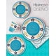 thumbnail image 3 of Juego De Vajilla, 16 Piezas Hp Floral Cerámica Azul Y Blanca, 3 of 6
