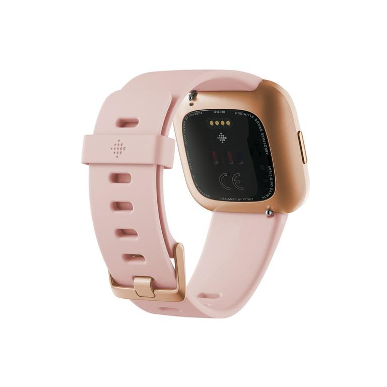 Fitbit Versa 2 & Fitness Smartwatch - Petal /Copper Rose Aluminum - Walmart.com