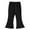 Black, variant on XBASW Toddler Baby Girls Flare Leggings Spring Fall Knitted Bell Bottoms Soft Flare Pants 1-6 Years Solid Color Trousers for Kids