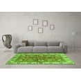 thumbnail image 3 of Ahgly Company Indoor Rectangle Abstract Green Modern Area Rugs, 2' x 5', 3 of 4