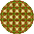 thumbnail image 1 of Ahgly Company Machine Washable Indoor Round Transitional Green Area Rugs, 6' Round, 1 of 7