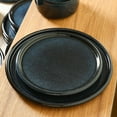 thumbnail image 5 of Stone Lain Eden 4-Piece Dinner Plate Set Stoneware, Dark Blue, 5 of 6