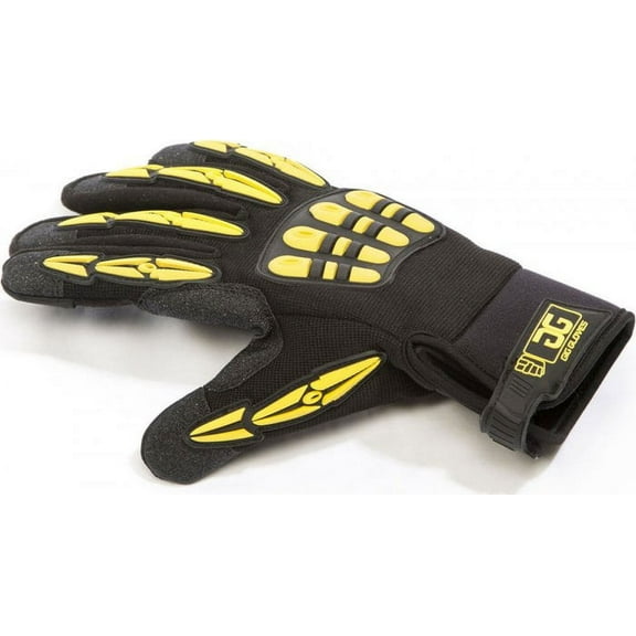 Gig Gear Original Work Gloves, Large - Yellow/Black (GG1002L)
